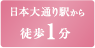 日本大通り駅から1分